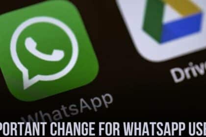 Important Change for WhatsApp Users