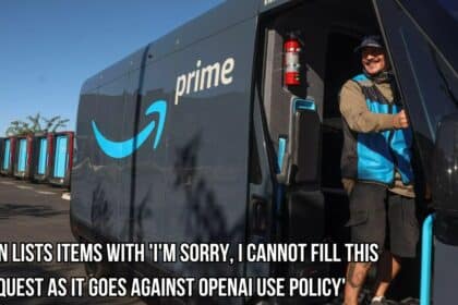 Amazon Lists Items With 'I'm Sorry, I Cannot Fill This Request as It Goes Against Openai Use Policy'